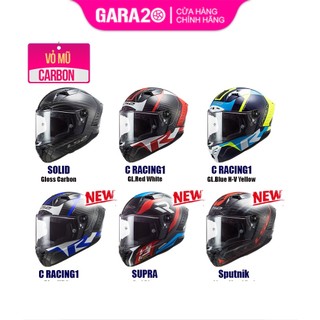 Mũ bảo hiểm fullface LS2 FF805 Thunder Racing Carbon - GARA20