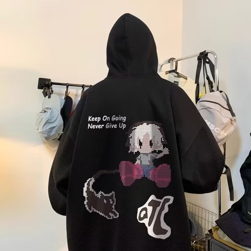 Áo Hoodie In Hình Mạng Nhện Thời Trang Thu Đông Cho Nam Nữ
