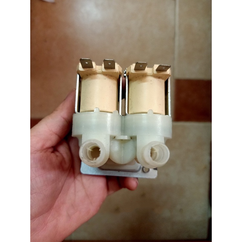 Van cấp đôi máy giặt LG Samsung 220V valve điện từ cấp nước mg sámung  hàng Xịn