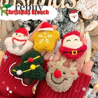 Trâm Cài Áo Bông Hình Người Tuyết / Ông Già Noel / Cây Thông handmade Thời Trang Cho Nữ jeweley