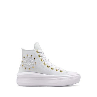 Giày Thể Thao Converse CTAS Move Platform Star Studded Women's - White/White/Gold