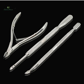 Bộ 3 dụng cụ làm móng bằng thép không gỉ