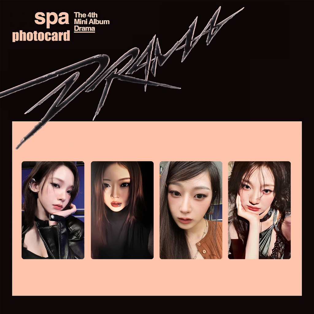 Album Ảnh Nhóm Nhạc kpop aespa 4th Thẻ