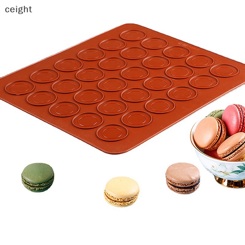 Khuôn Silicon Làm Bánh macaron 30 Lỗ diy Tiện Dụng vn