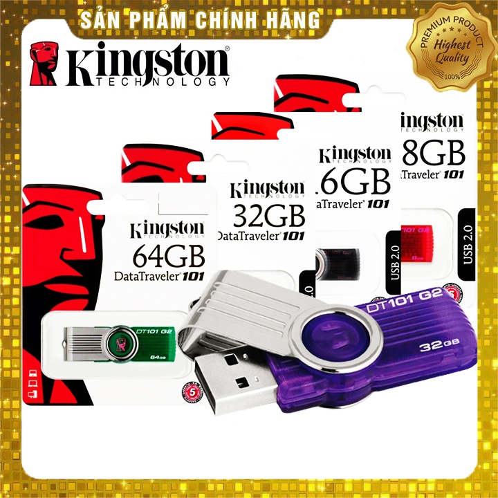 USB 2GB/4GB/8GB/16GB/32GB Kingston Hàng Chuẩn FPT