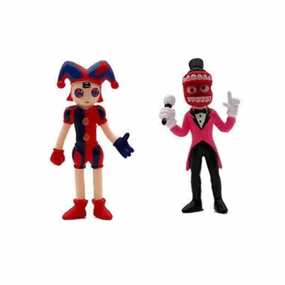 6/12 Pcs Set The Amazing Digital Circus Pomni Jax Anime Pvc Action Figure Model Toys