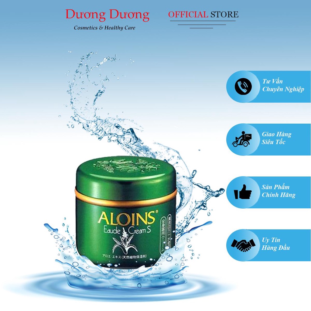 Kem Lô Hội Aloins Eaude Cream, Dưỡng Ẩm Da Toàn Thân Nhật Bản