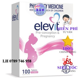 Elevit Vitamin Tổng Hợp Cho Mẹ Bầu 100 viên - Mẫu mới 2021 - Sỉ Hàng Úc 219