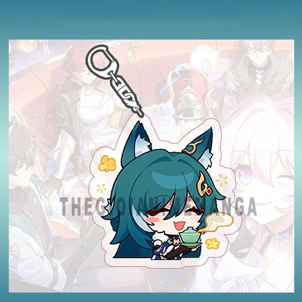 Móc khóa HONKAI IMPACT STAR RAIL ver CẢM XÚC M2 in hình game chibi anime mica trong acrylic xinh xắn