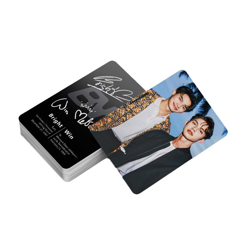 BRIGHTWIN Photocard Lomo Card Postcard Stickers 92pcs/box