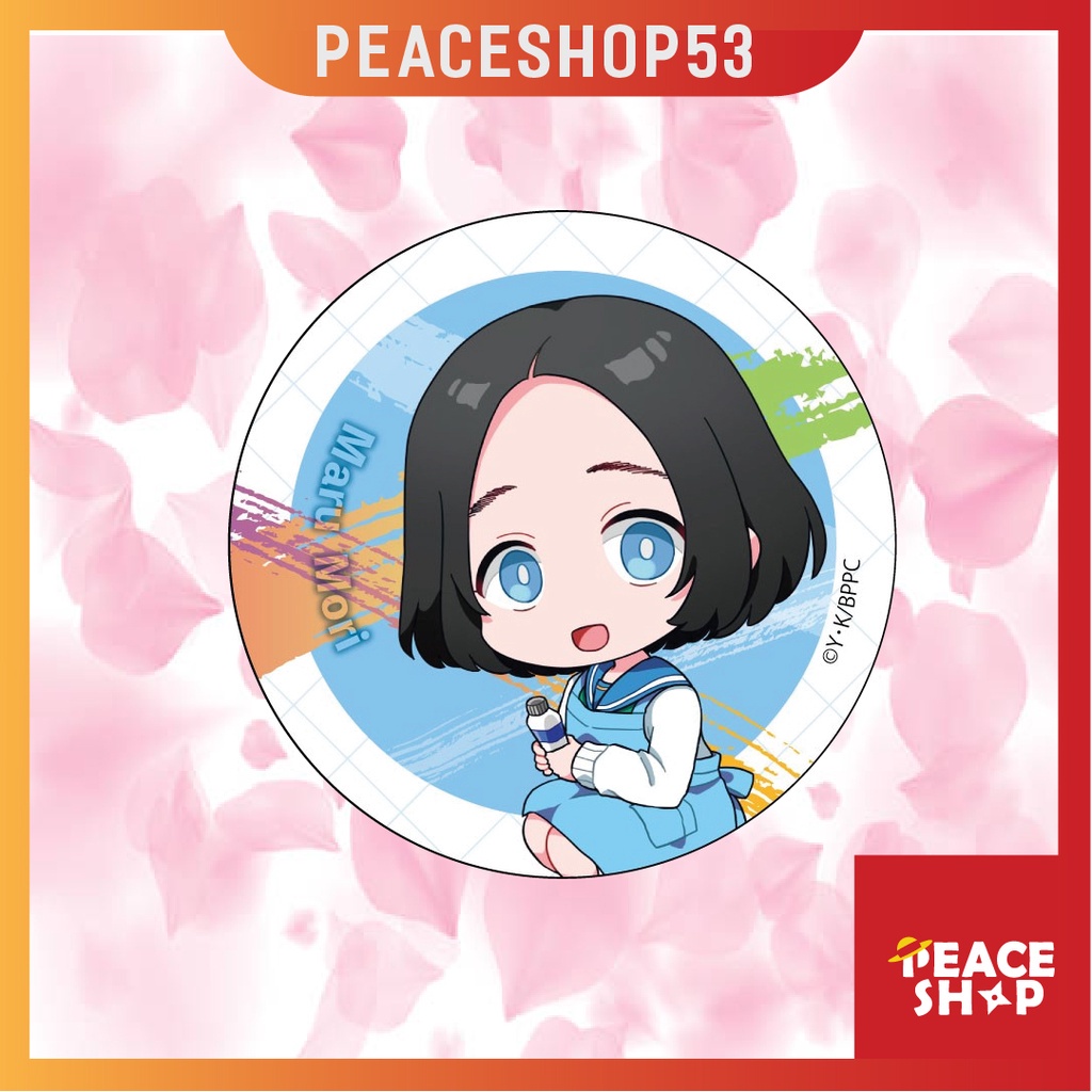 Huy hiệu Blue Period Lấp Lánh Huy Hiệu Anime Blue Period Phụ Kiện Anime Manga Ver 1 HH16