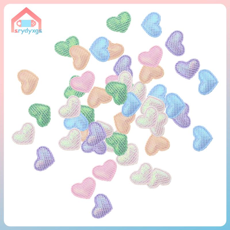 Bộ 50 Miếng Dán Trang Trí Mũ Hình Trái Tim Cho Ngày Valentine