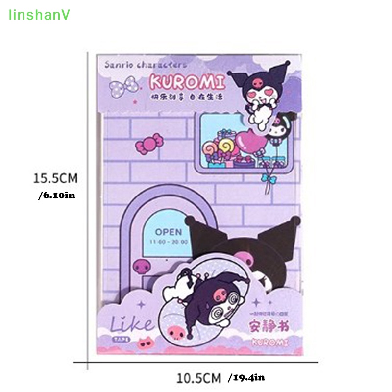 Đồ Chơi Sách Hoạt Hình Kuromi mereti Tự Làm Không Cần Cắt Cho Trẻ Em