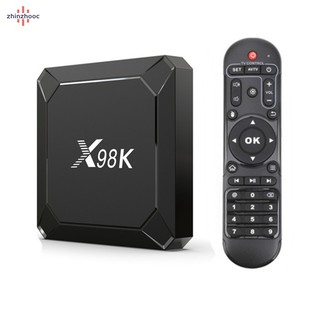 Hộp tv box vip x98k thông minh ultra hd 8k smart tv box 2.4g 5g và điều khiển từ xa