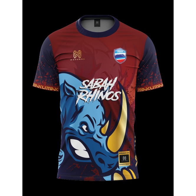 2023 Sabah RHINOS Bộ dụng cụ sân nhà và sân khách nam và nữ được nâng cấp hoàn toàn Lotto Sabah Fc 2