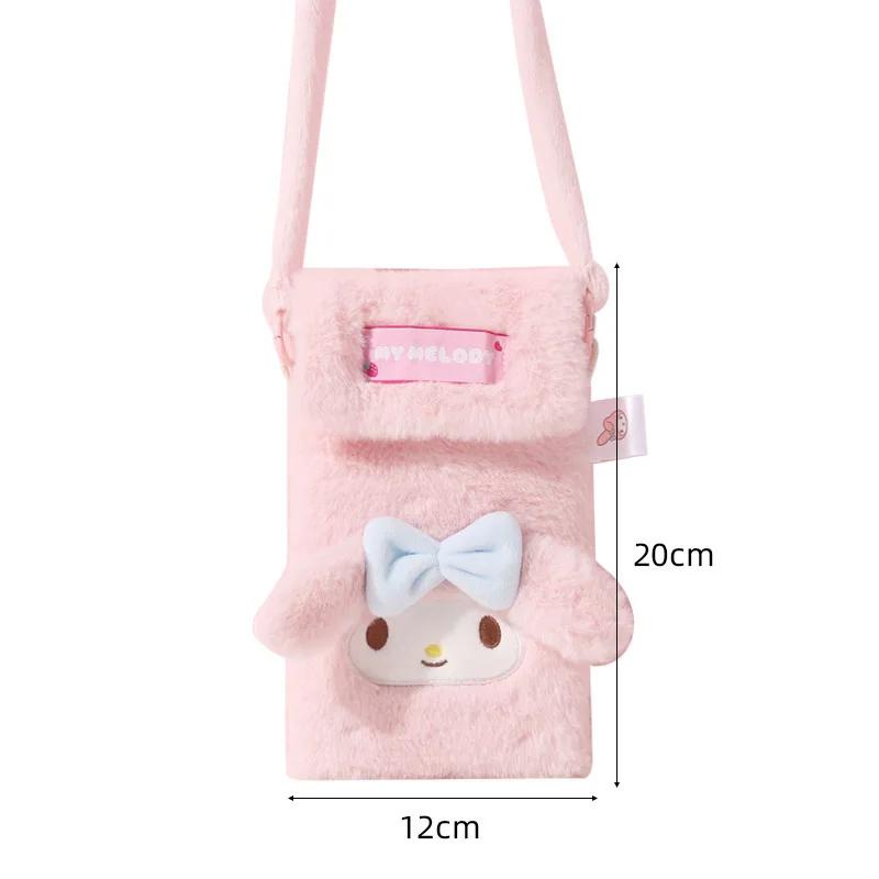 Túi Đeo ChéO ĐựNg TiềNamoroll NhồI Bông HoạT HìNh melody kuromi cinnamoroll Dễ Thương Cho Nữ