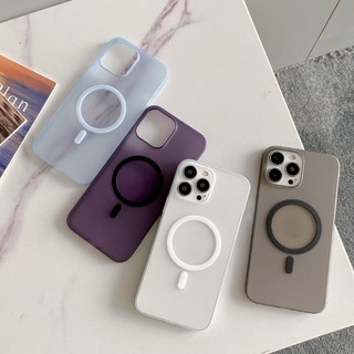 Ốp điện thoại từ tính sọc mờ siêu mỏng HOCE cho iPhone 17 16 15 14 13 Pro Max 15Plus Matte Cover