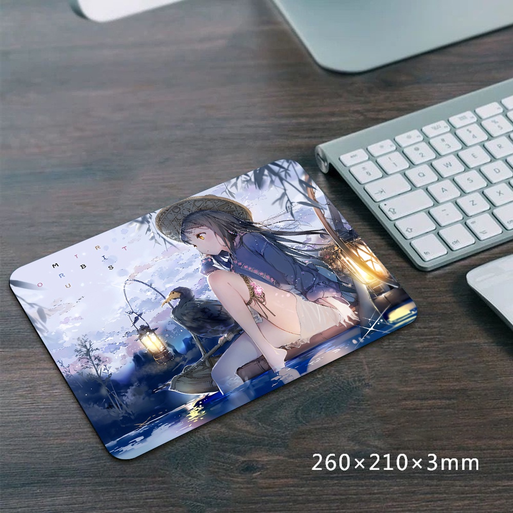 Cartoon Gaming Mouse Pad Exquisite Pattern Small Office Game Mouse Pad 21*26cm ZYUI