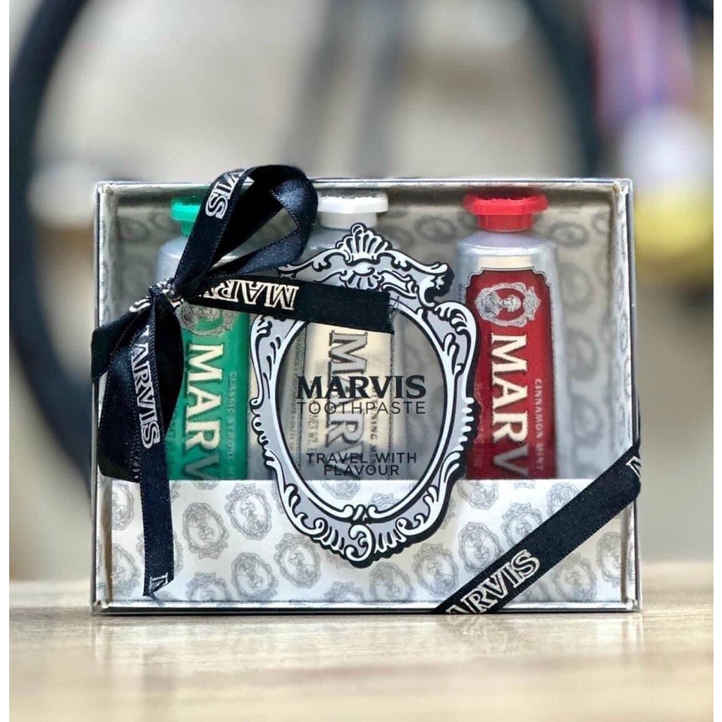 Kem đánh răng Marvis Mini Set 3 tuýp x 25ml