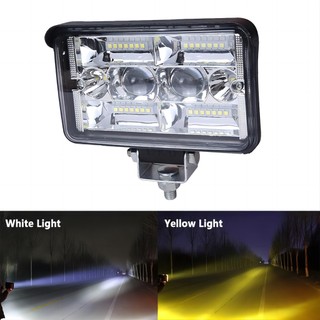 Đèn led trợ sáng 12v 24v cho ô tô, ánh sáng trắng, vàng siêu sáng