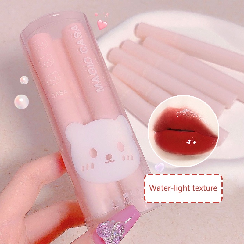 Son Bóng 6 Màu Tùy Chọn Vỏ Trong Suốt Tiện Dụng Chất Lượng Cao MOW Cosmetics SM12 | BigBuy360 - bigbuy360.vn