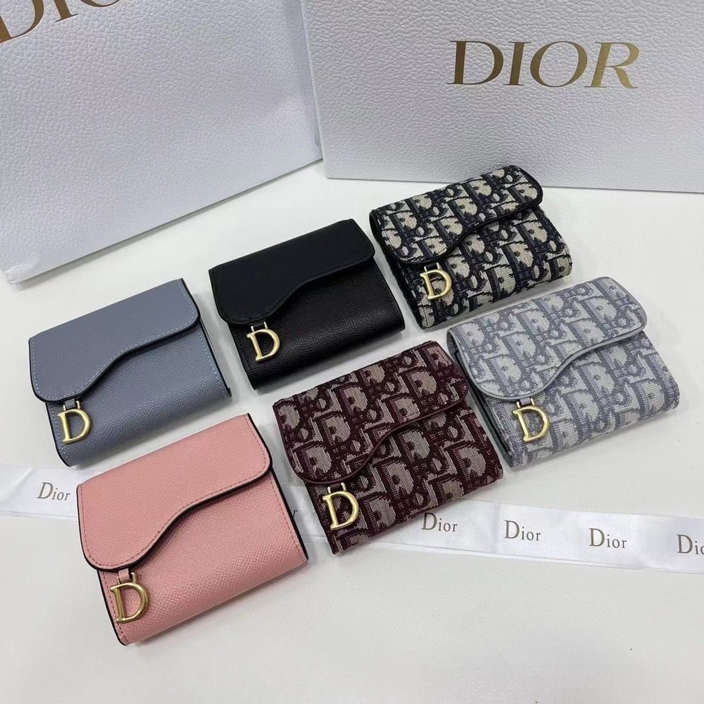 Ví Da DIOR 30% Hai Trong Một Phong Cách Âu Mỹ