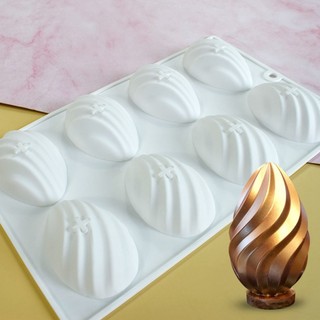 Khuôn Silicone Tạo Hình Trứng Phục Sinh Trang Trí Bánh