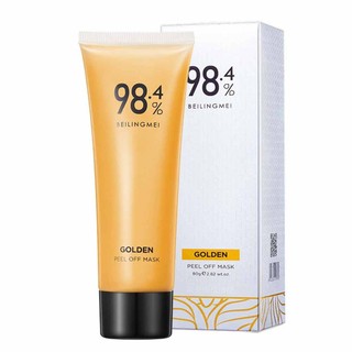 3pcs beilingmei 98.4% 24k gold peel off mask 80g blackhead remover deep cleansing pore skin