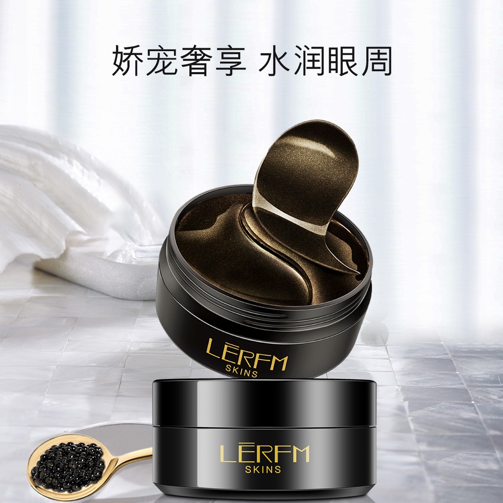 Mặt Nạ Mắt Lanni Fangke Chiết Xuất Trứng Cá Muối Biển Sâu Dưỡng Ẩm Làm Săn Chắc Da