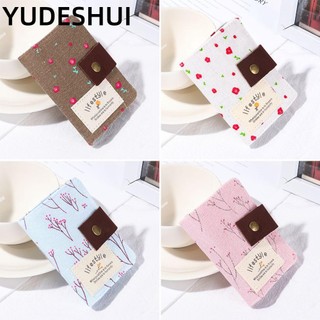YUDESHUI Ví vải cầm tay loại nhỏ đựng thẻ tiện lợi kiểu dáng dễ thương cho nữ