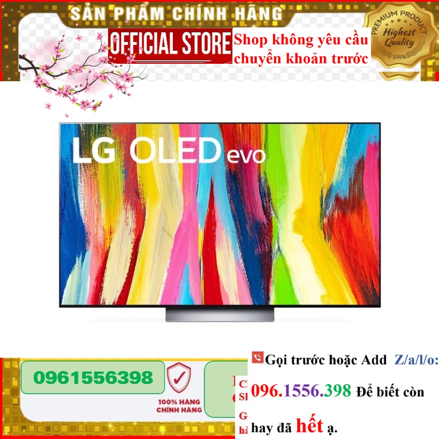 CC Smart Tivi OLED Evo LG 4K 55 inch OLED55C2PSA - Model 2022  ||Sale