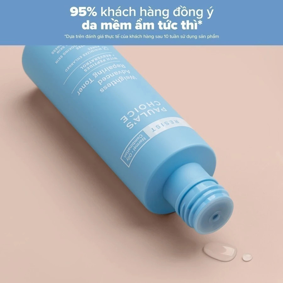Toner Paula's Choice Resist Weightless Advanced Repairing Toner Cho Da Dầu Và Lão Hóa 118ml
