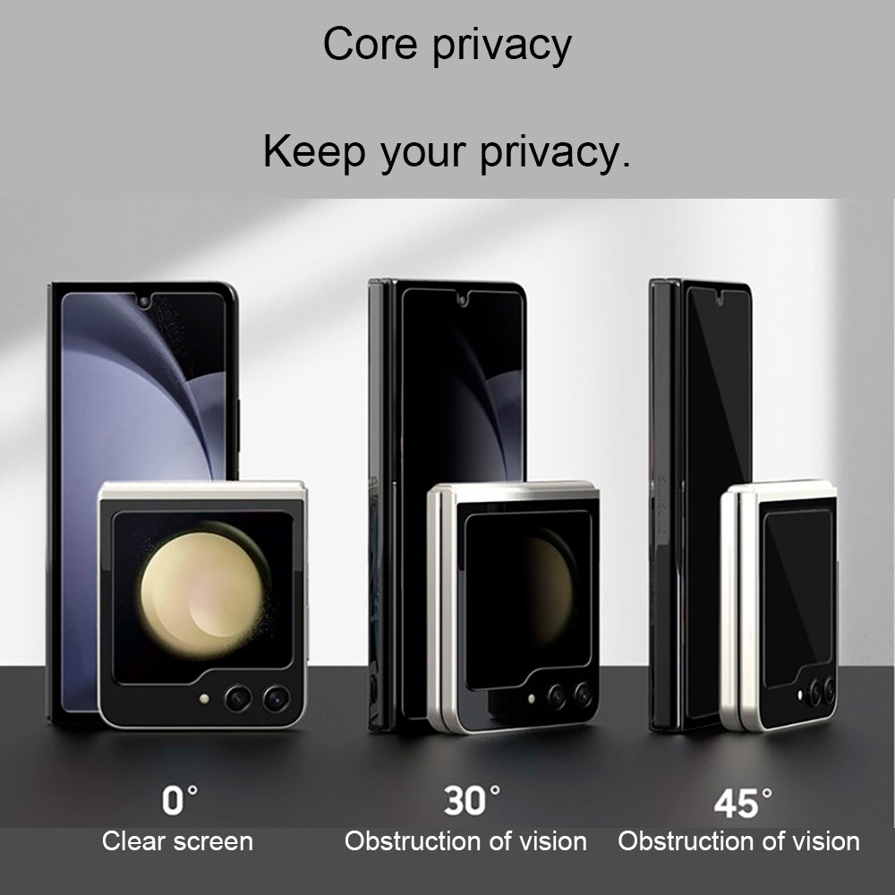 ARAREE Core Privacy Galaxy Z Fold 5 Fold5 Tempered Glass Screen Samsung Korea