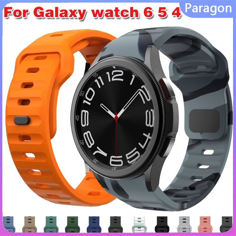 Silicone Dây Đeo Bằng Silicon Cho Đồng Hồ Thông Minh samsung galaxy watch 6 5 4 40mm 44mm galaxy wat