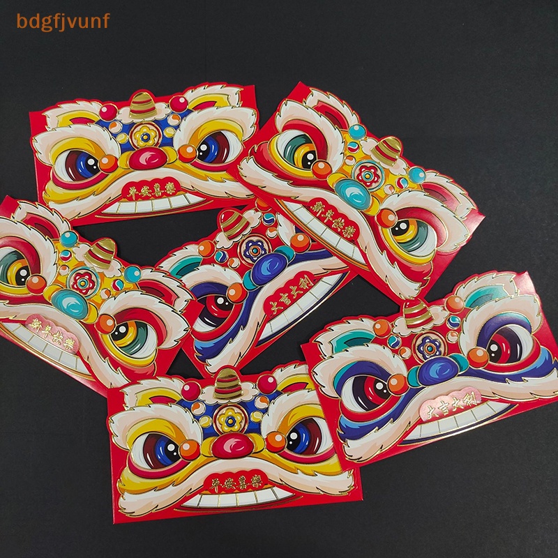 Bdgf Set 6 Bao Lì Xì Đỏ May Mắn Màu Vàng Đồng Sáng Tạo Trang Trí Năm Mới vn