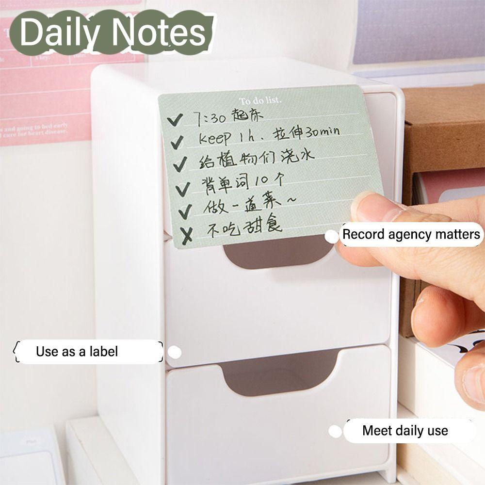 Hộp 256 Miếng Dán Ghi Chú Màu gradient Đơn Giản Sáng Tạo diy