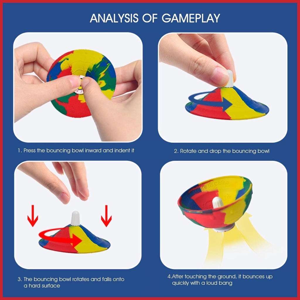 Bóng Cao Su Nhảy hip hop Nửa Mặt Sáng Tạo Cho Bé Chơi Thể Thao Ngoài Trời