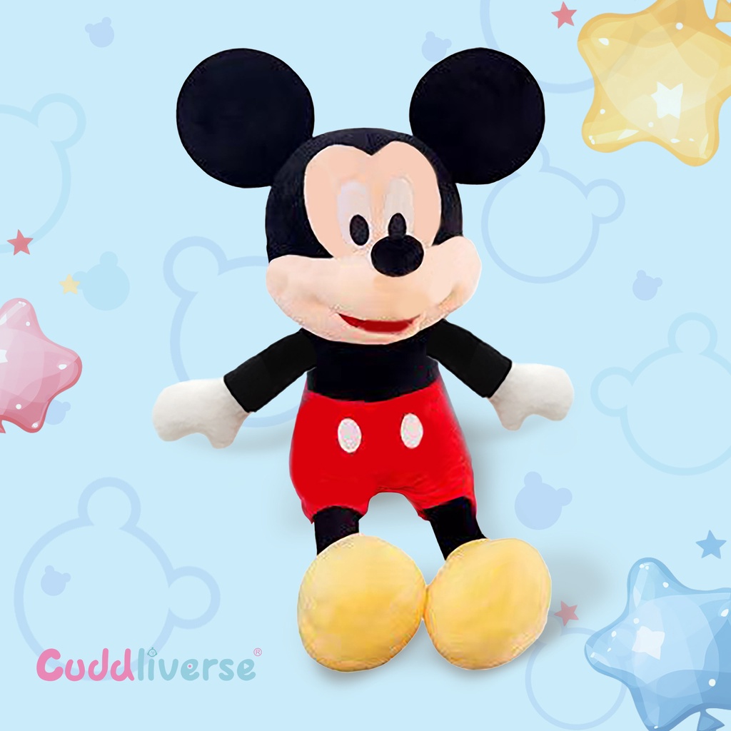Chuột mickey Nhồi Bông Dễ Thương Dùng Làm Quà Tặng Sinh Nhật Cho Bé