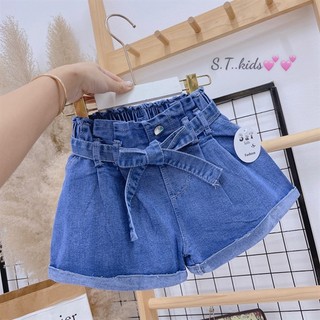 Size đại 18-30kg: quần sooc jean bé gái sành điệu - qsjbg