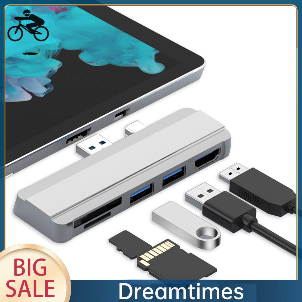 Bộ Chia Cổng usb 3.0 tf hdmi 4k dreamtimes1.vn Cho surface pro 6 pro 5 pro 4 hub