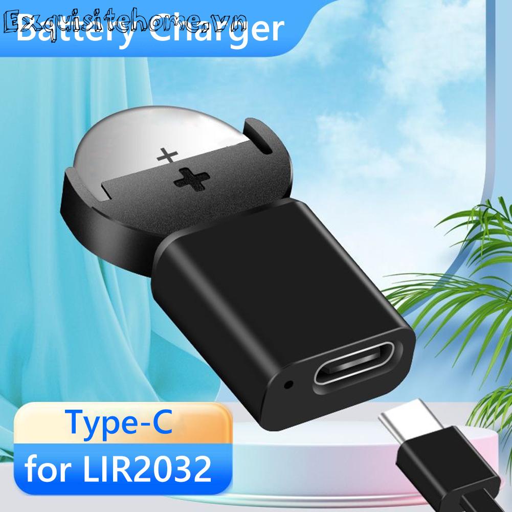Bộ Sạc Pin Nút Bấm Loại c Dành Cho Pin lir2032 1632 2025 2016