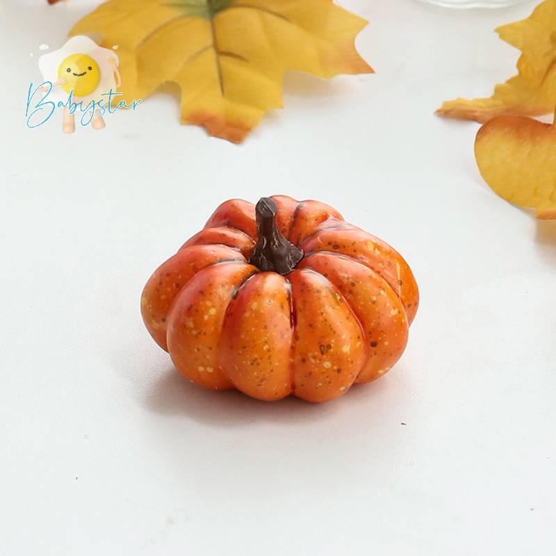Trái Bí Ngô Giả mini Trang Trí halloween Mới