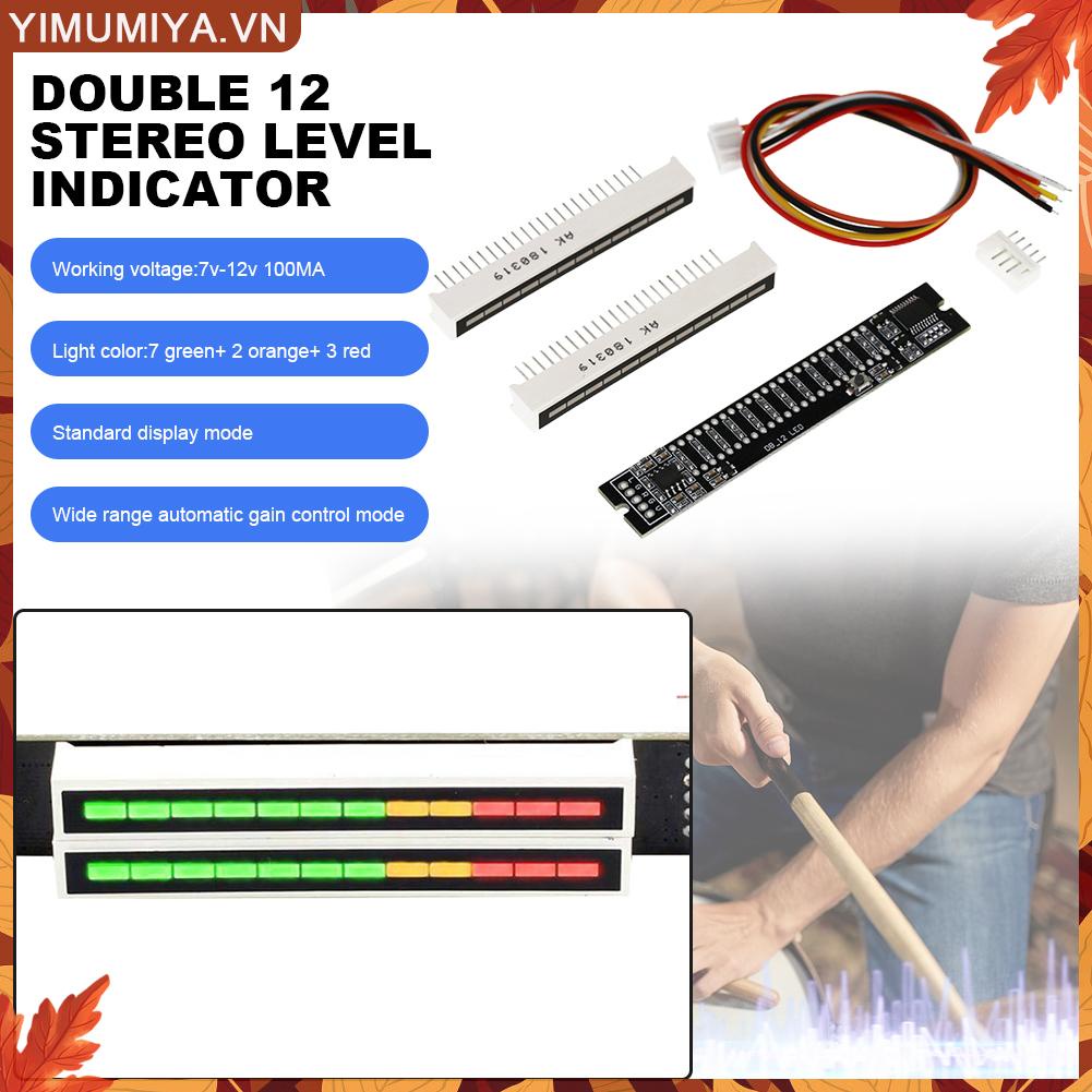 ☼Yimumiya ☼ #C Kênh Kép Âm Thanh Đèn led 12 bit 7-12v