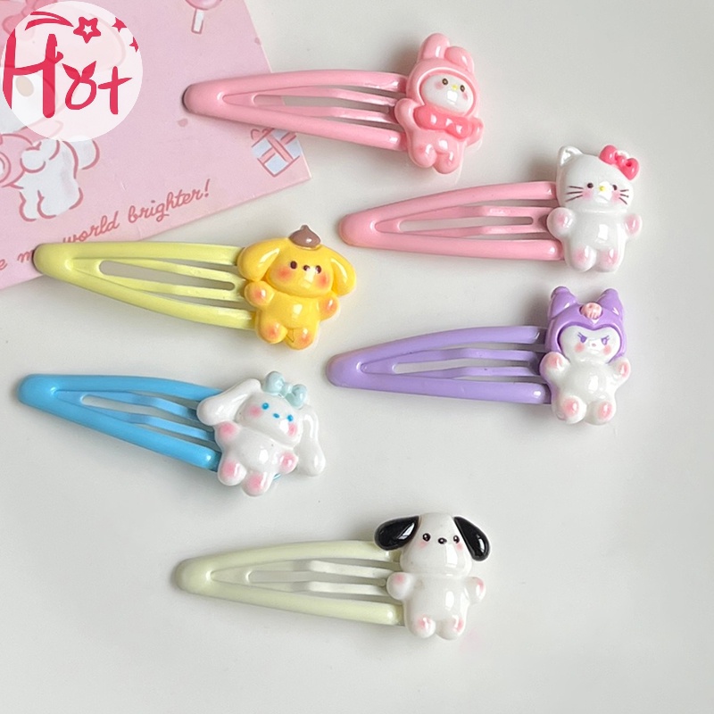 Jr Kẹp Tóc acrylic Kiểu Dáng Ngọt Ngào Dễ Thương Cho Bé Gái vn