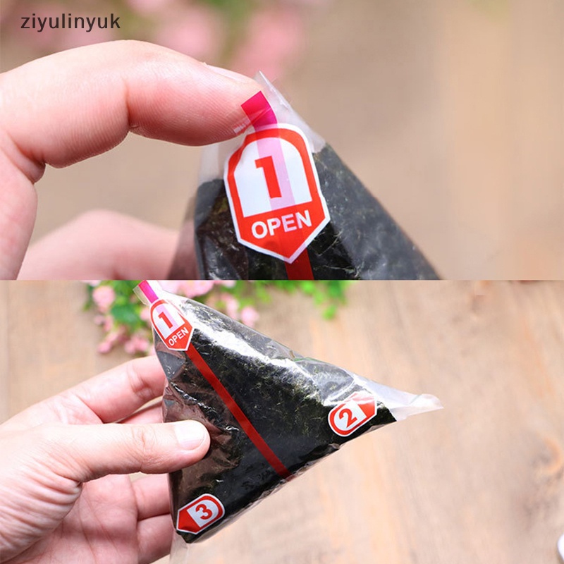 Ziyulinyuk Set 20 Túi Làm sushi Hình Tam Giác Hai Lớp