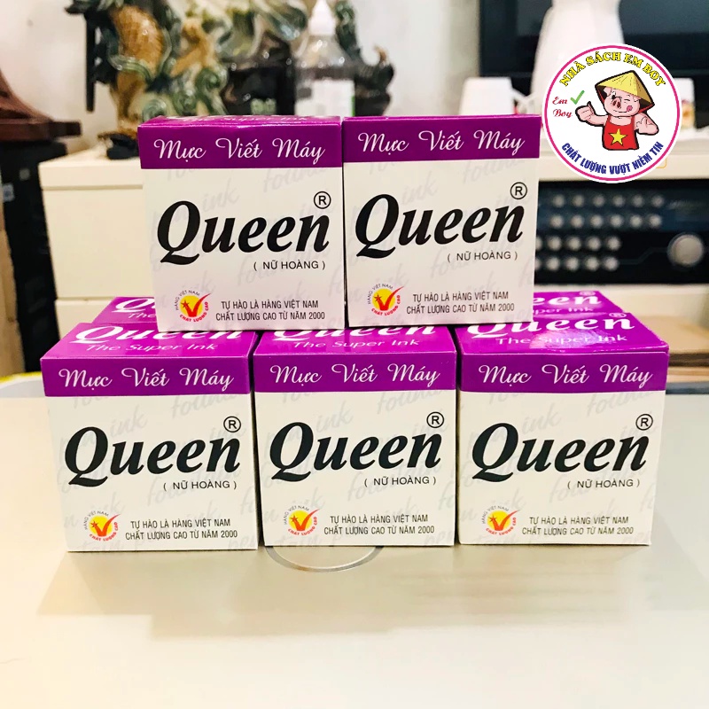 Mực Viết Máy Queen (30ml) - Mực Tím