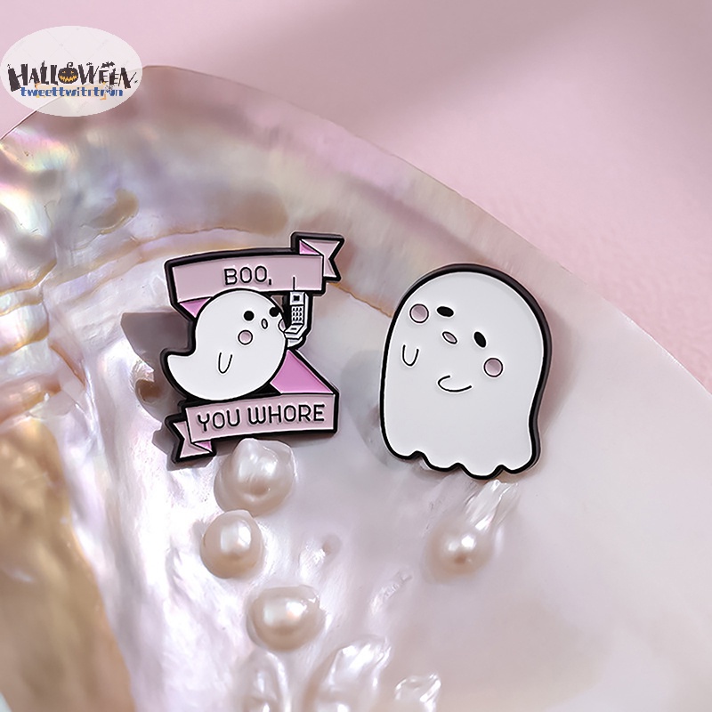 Trâm Cài Áo Hình Ma Quỷ Hoạt Hình halloween Vui Nhộn Cho Bé vn