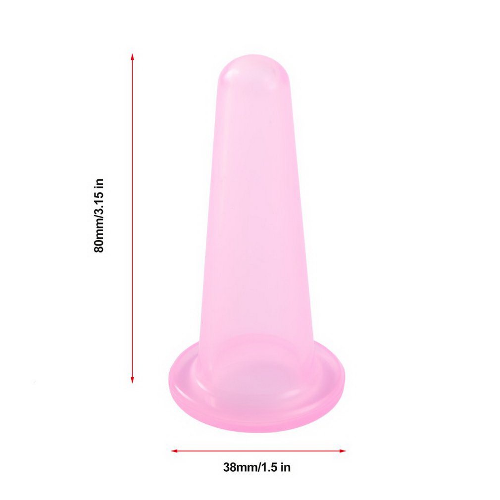 4Pcs Massage Cupping Set Silicone Mini Facial Cups Face Massager Cup