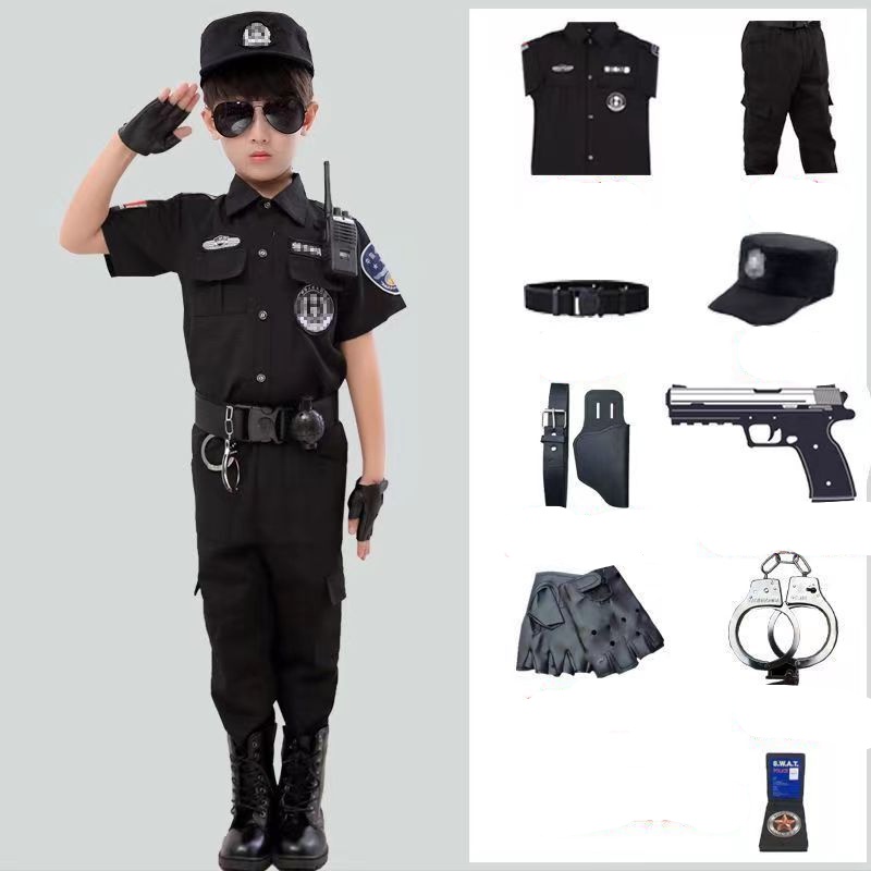 Bộ Đồ Hóa Trang Cảnh Sát Dịp halloween 2023 Cho Bé Trai