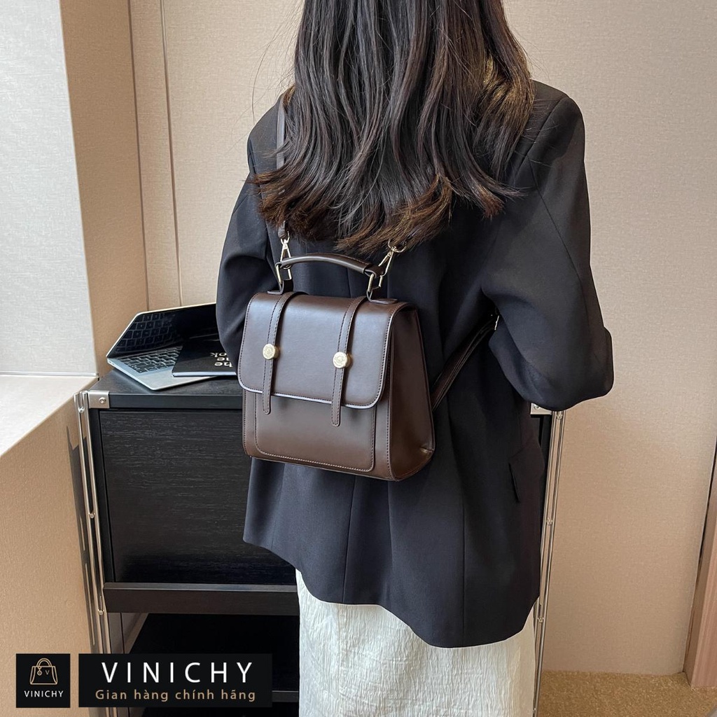 Balo nữ thời trang đi học đi chơi VINICHY phong cách Hàn Quốc size 20cm HA385